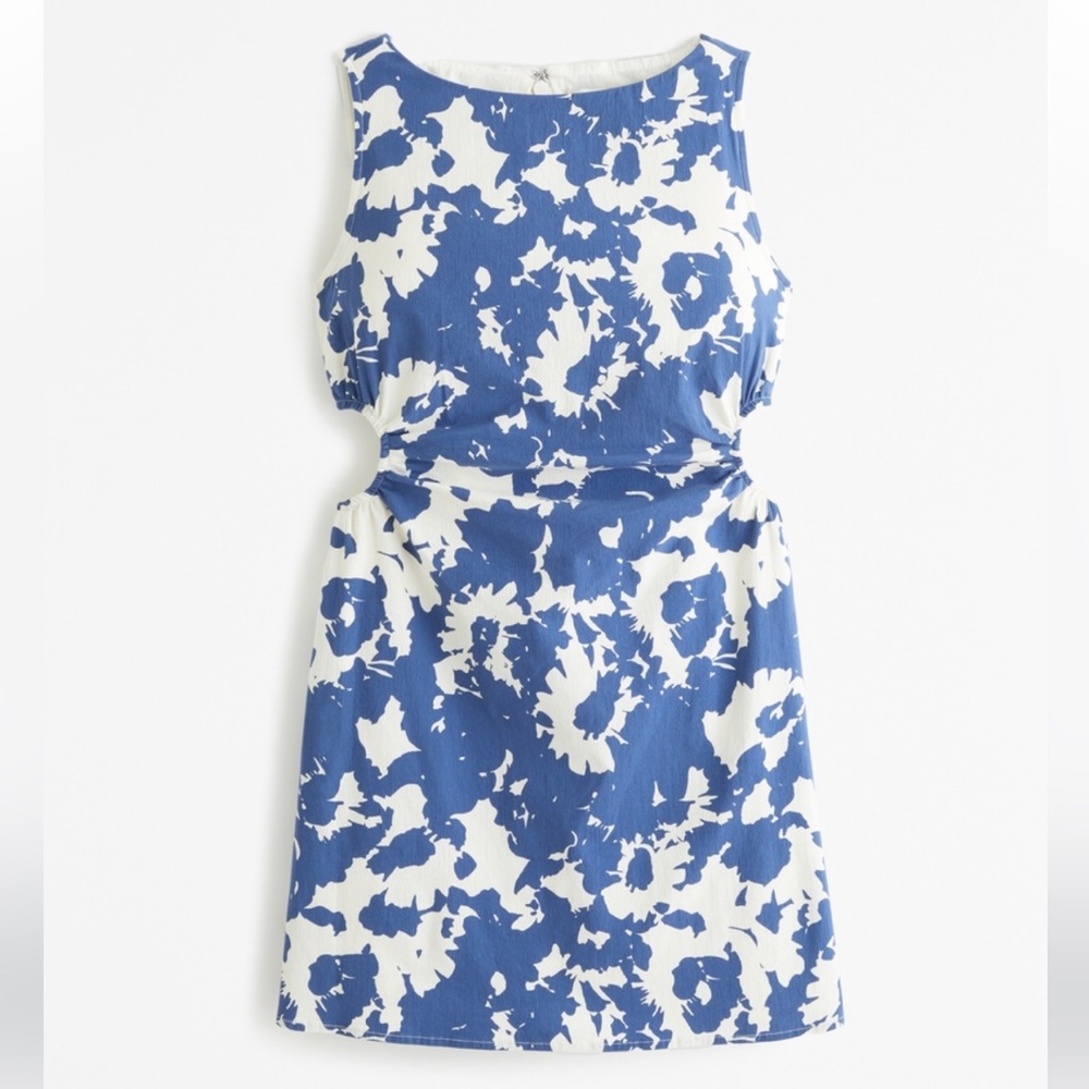 Abercrombie NWT - Cutout Mini Dress in Stretch Cotton